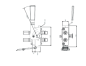Preview: Multikuppler 2PC06-1 2x 15L  Schott Fixteil Hebel rechts